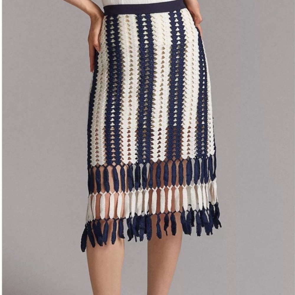 Anthropologie Eva Franco Crochet Skirt